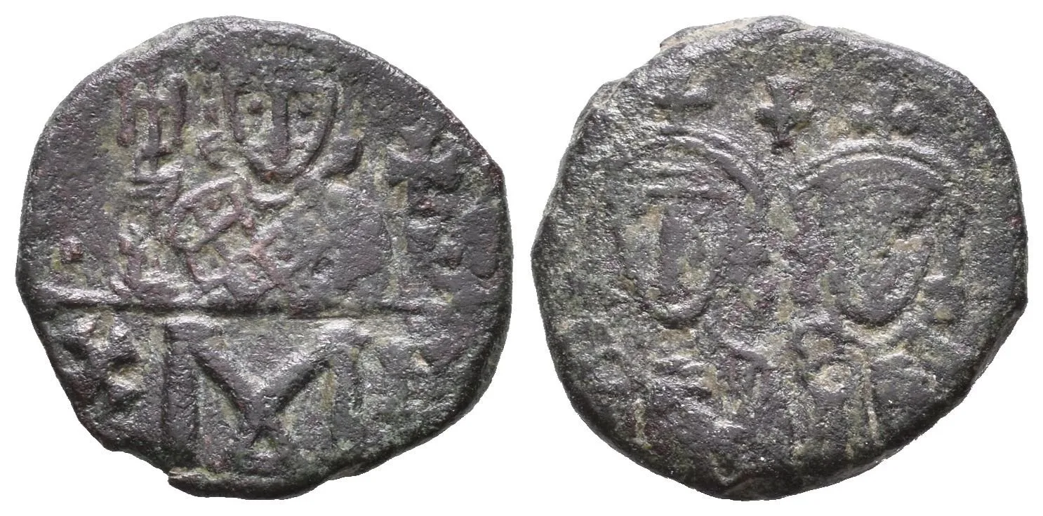 AE Follis, Constantinopolis, SB.1556, AUS.235, patina — 1
