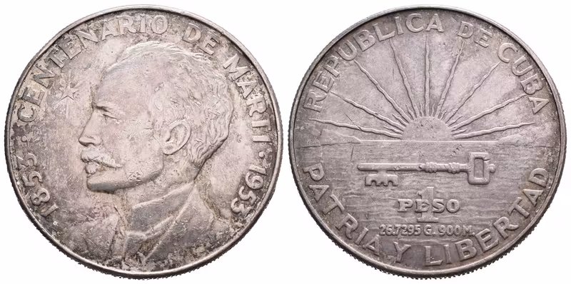 Kuba, 1 Peso 1953