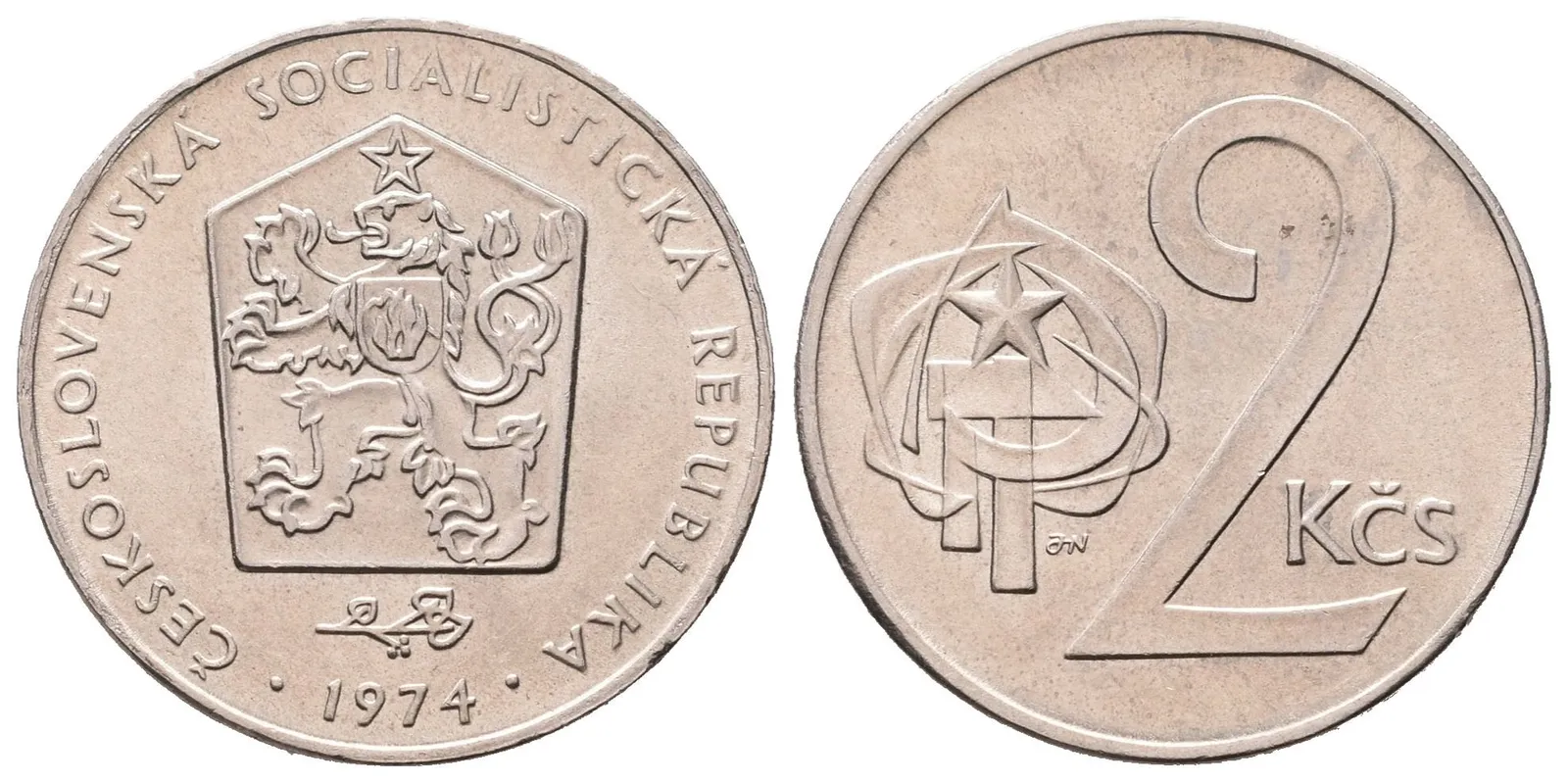 2 Koruna 1974