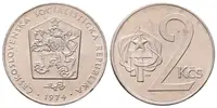 2 Koruna 1974