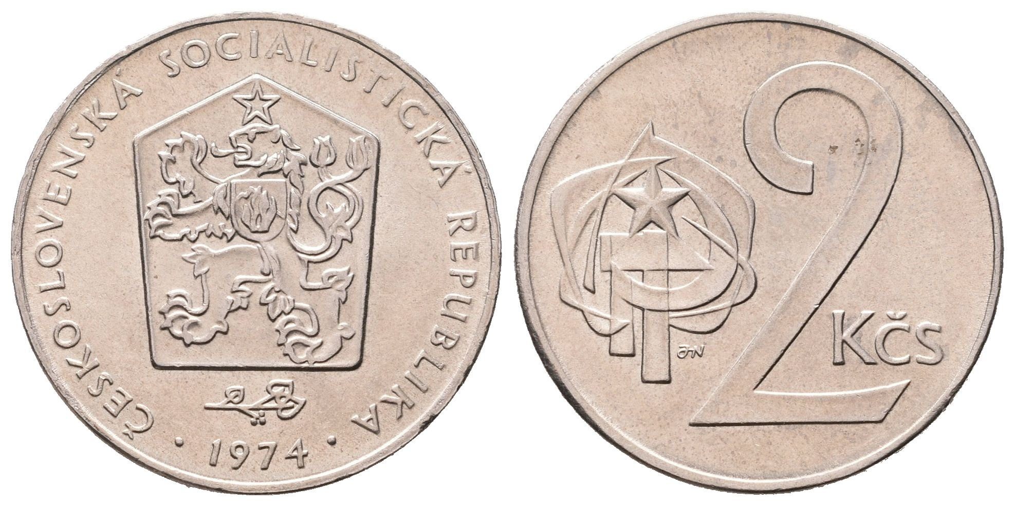 2 Koruna 1974