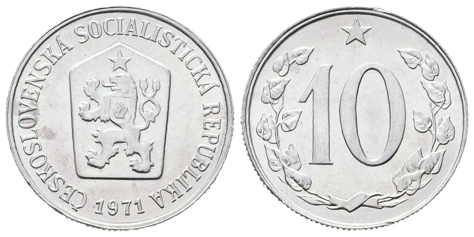10 Haléř 1971