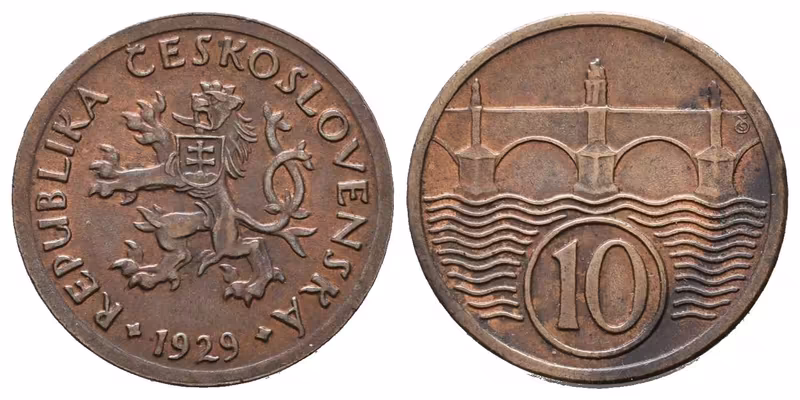 10 Haléř 1929