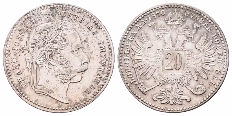 20 Krejcar 1870