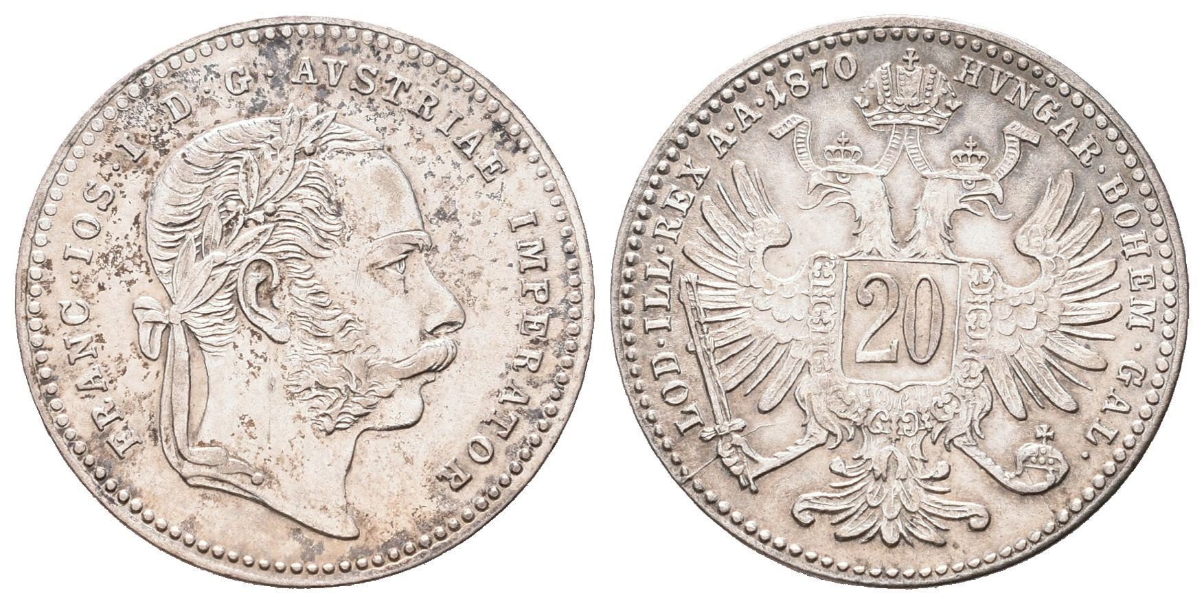 20 Krejcar 1870