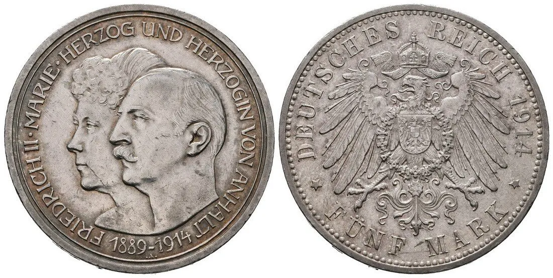 Anhalt, Friedrich II., 1904 - 1918 — 1