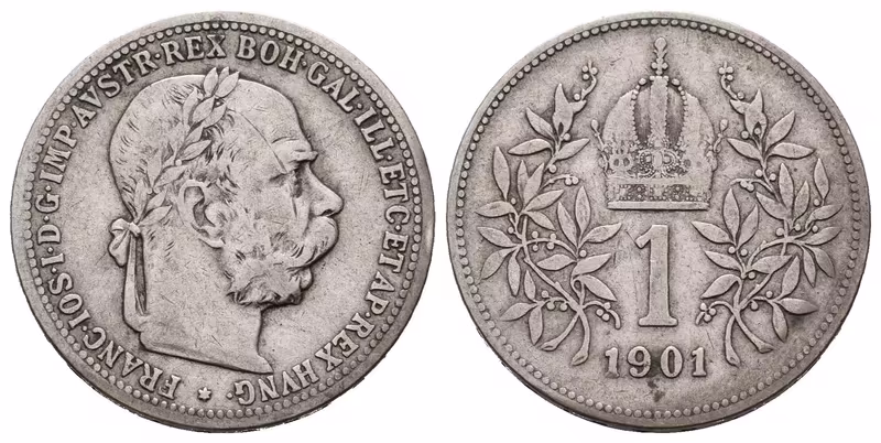 1 Koruna 1901