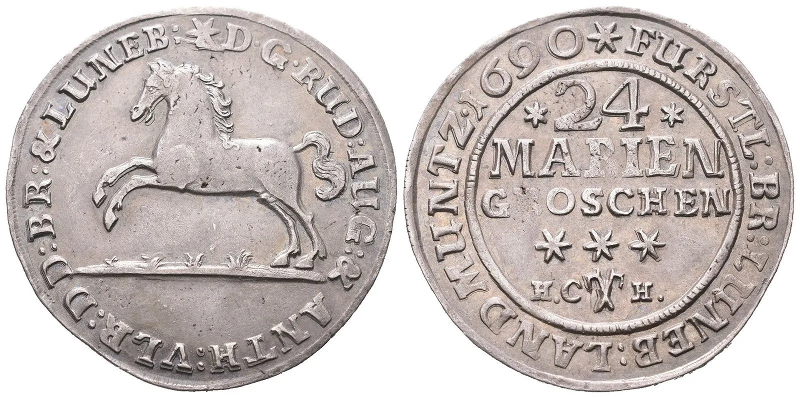 Braunschweig - Wolfenbüttel, Rudolf August, 1666 - 1704 — 1