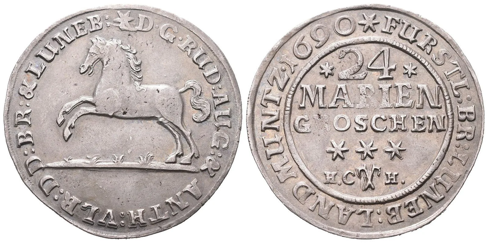 Braunschweig - Wolfenbüttel, Rudolf August, 1666 - 1704 — 1