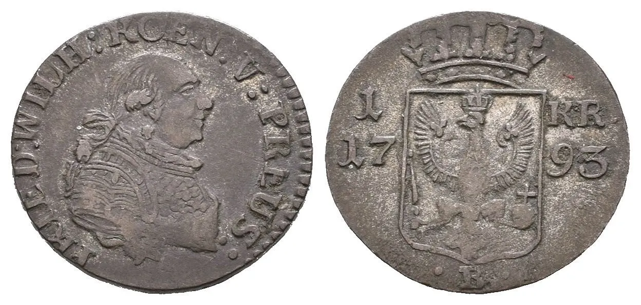 Prusko, Friedrich Wilhelm II., 1786 - 1797 — 1