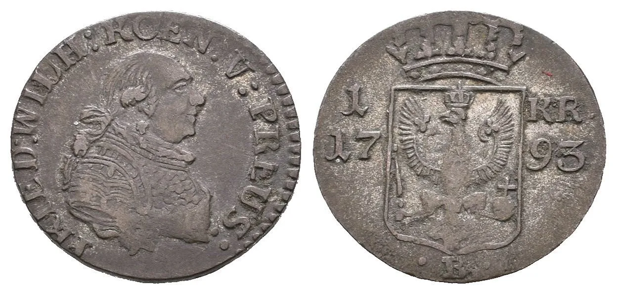 Prusko, Friedrich Wilhelm II., 1786 - 1797 — 1