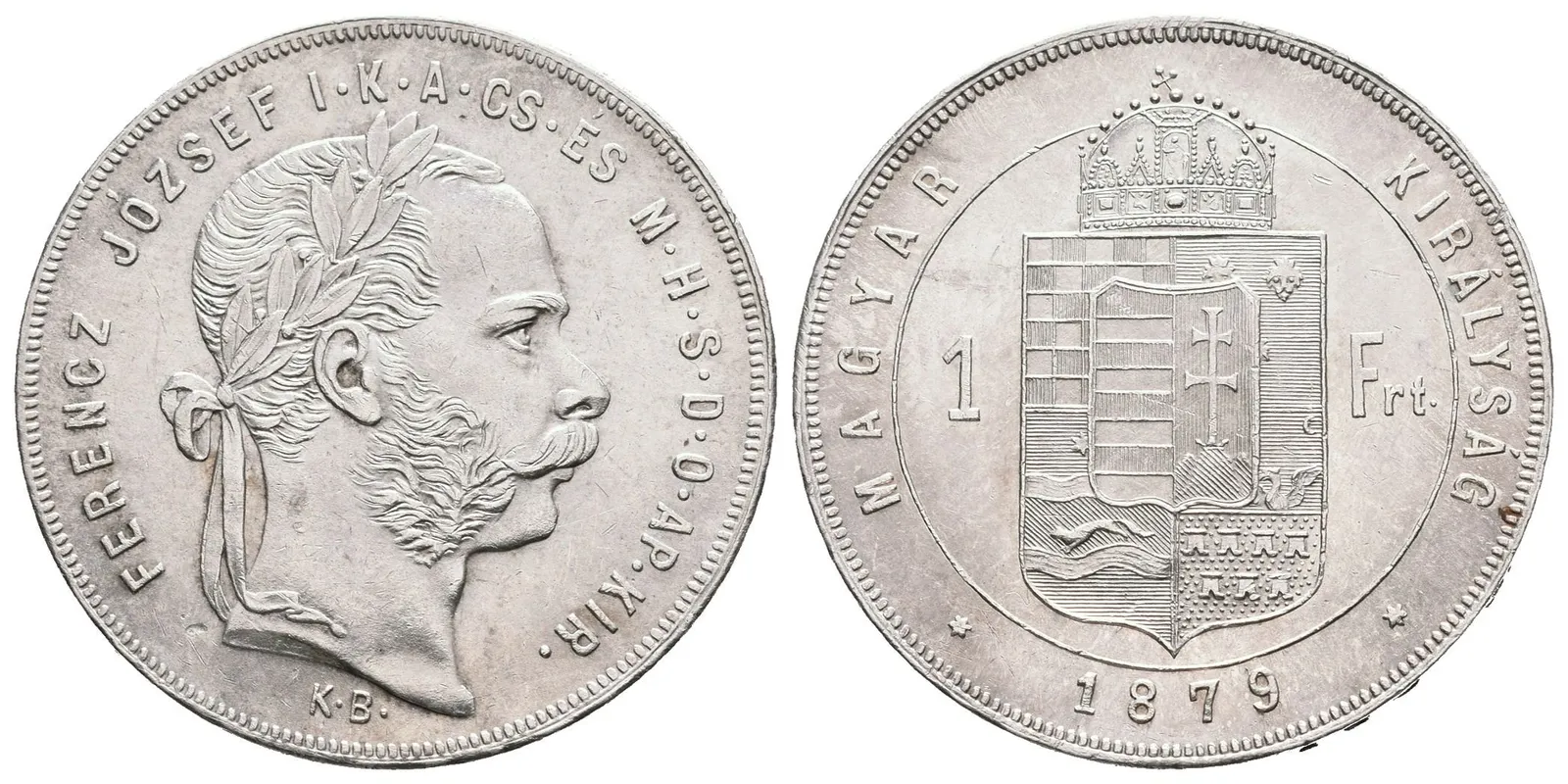 Zlatník 1879 KB, krásná zachovalost, lesk, rysky — 1