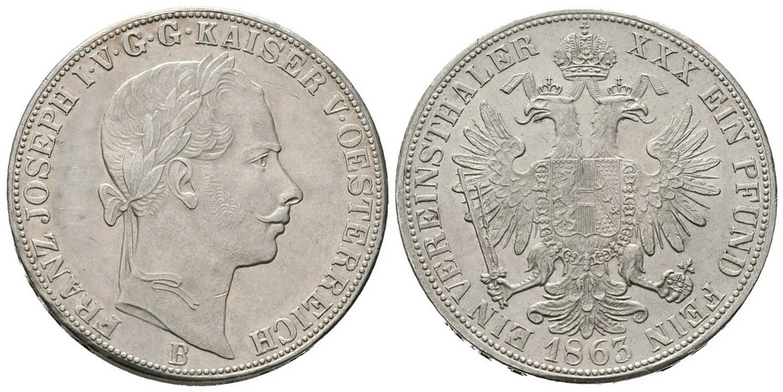 Rakouská a spolková měna, 1857 - 1892 — 1