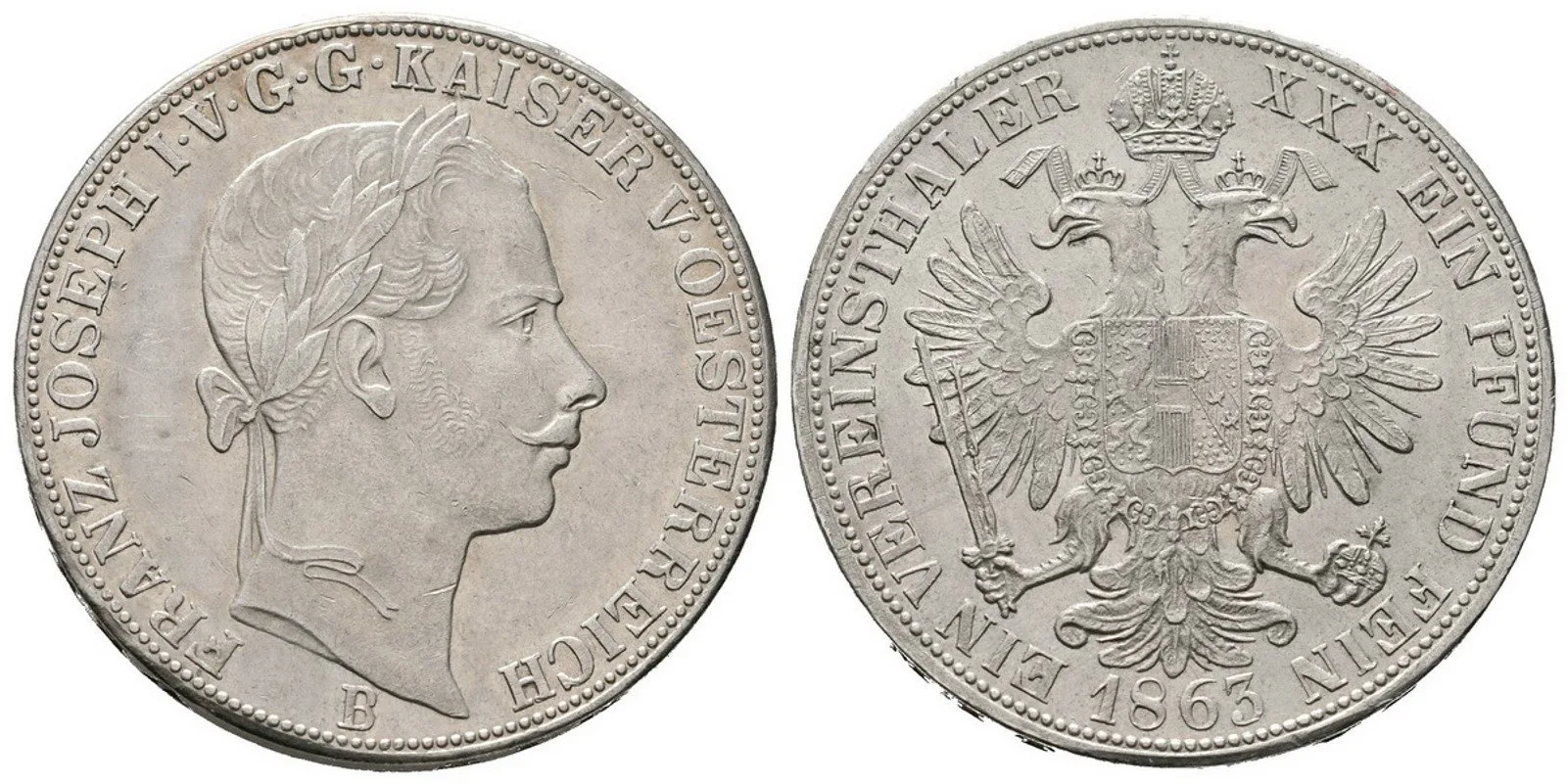 Rakouská a spolková měna, 1857 - 1892 — 1