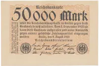 Německo, 50000 Mark 1923, Ro.98