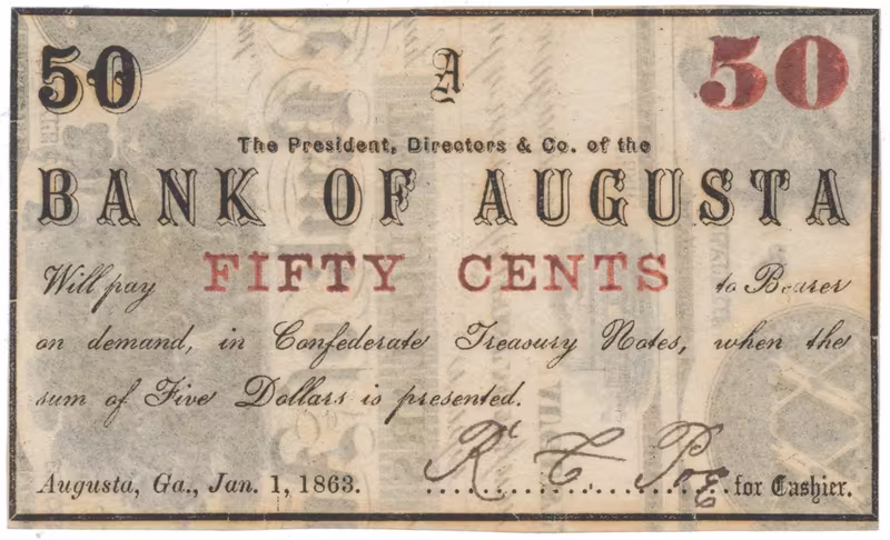 USA - Georgia, 50 Cent 1863