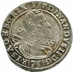Ferdinand II., 1619 - 1637 (Mince kiprová) — 1
