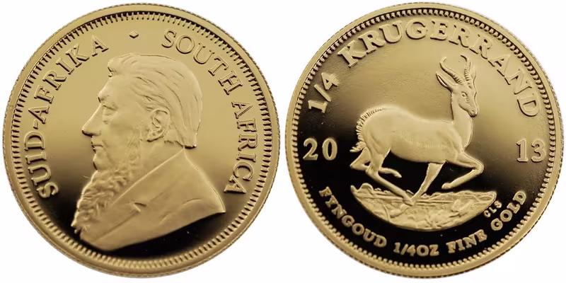 Jihoafrická republika, 1/4 Krugerrand 2013