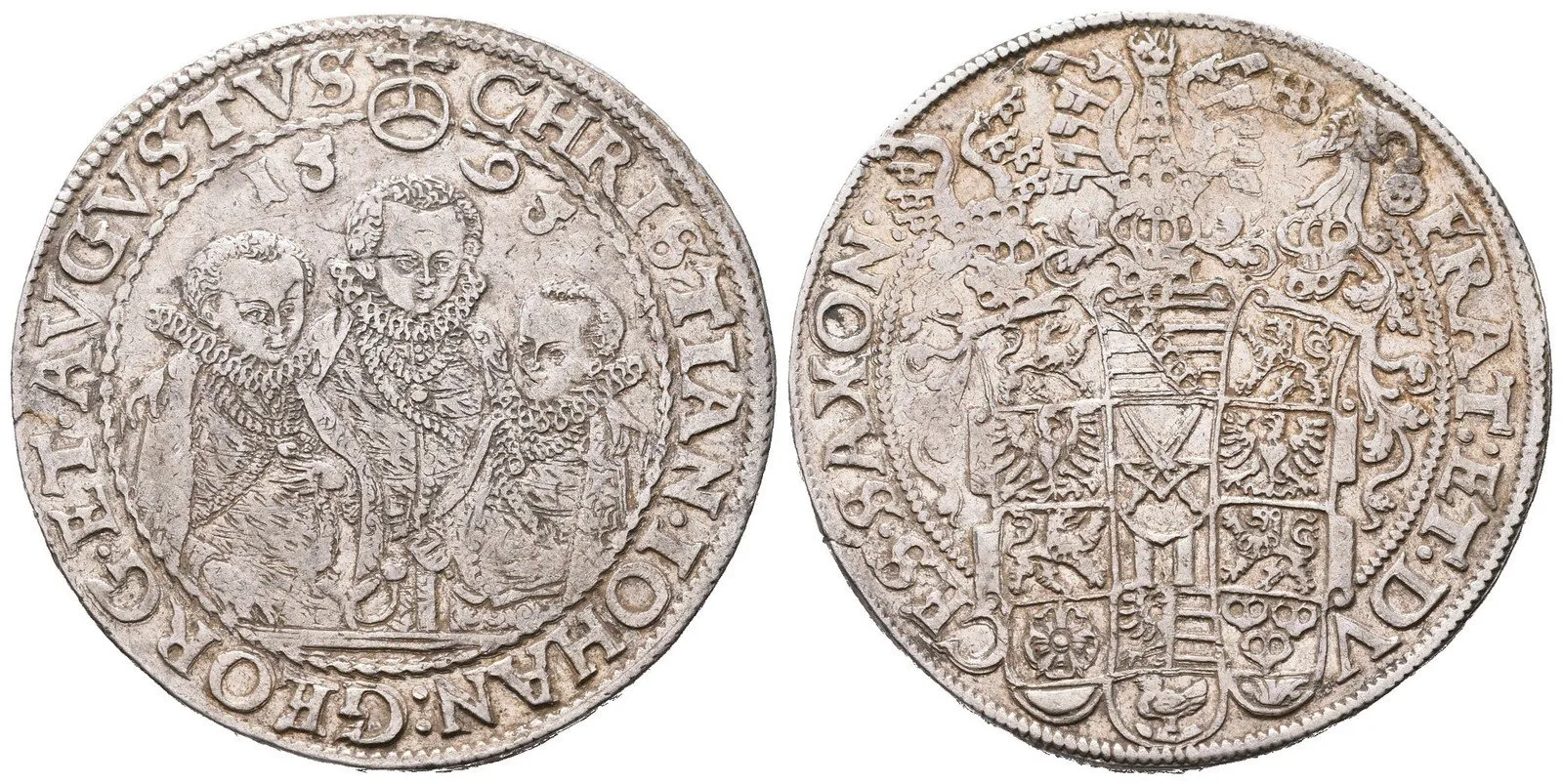 Sasko, Christian II., Johann Georg I. a August, 1591 - 1611 — 1