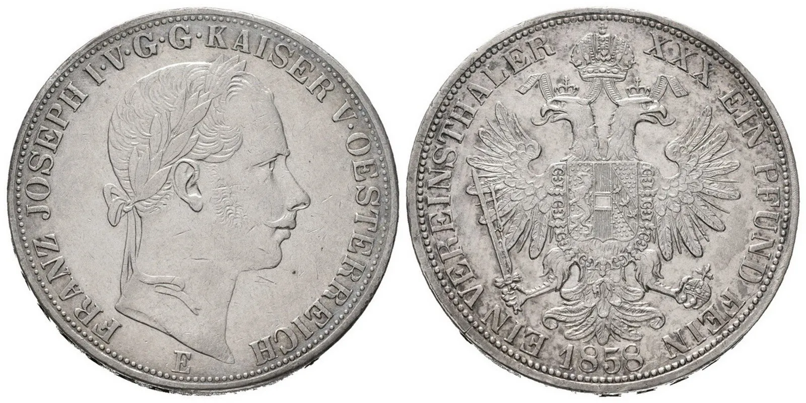 Rakouská a spolková měna, 1857 - 1892 — 1