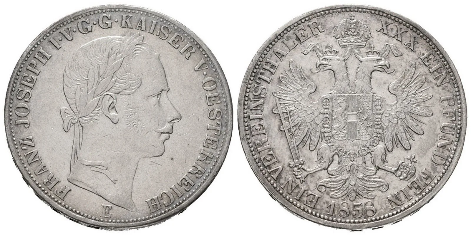 Rakouská a spolková měna, 1857 - 1892 — 1
