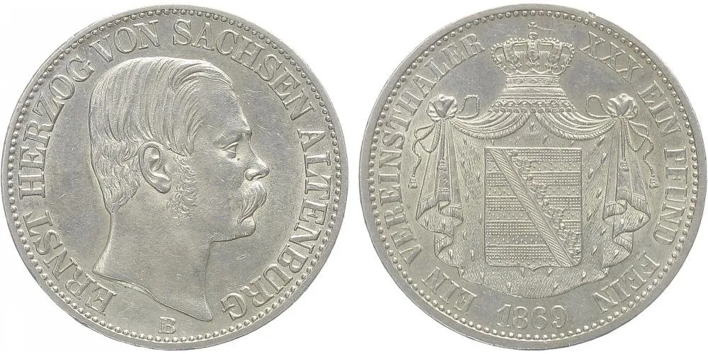Sasko - Altenburg, Ernst I., 1853 - 1908 — 1