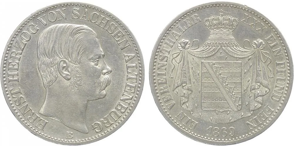 Sasko - Altenburg, Ernst I., 1853 - 1908 — 1