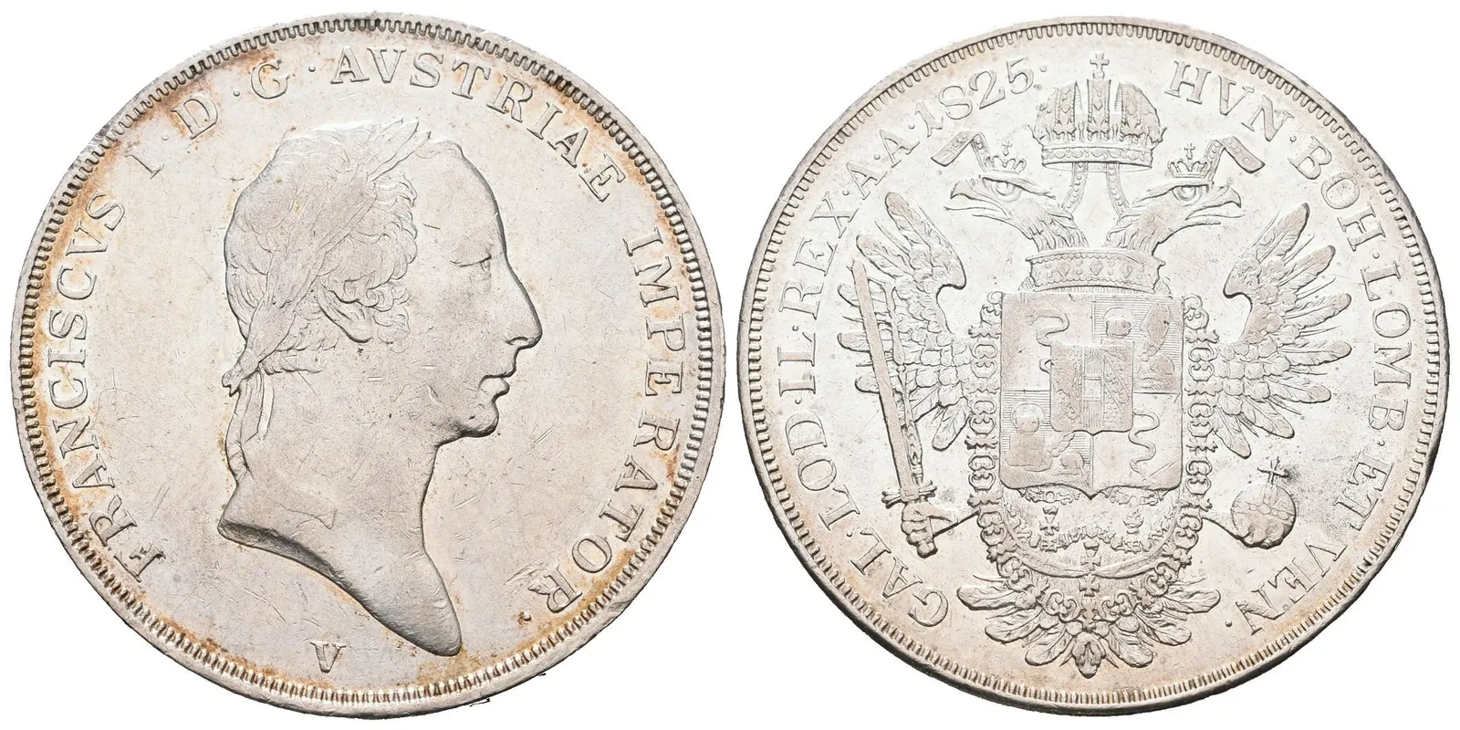 František II., Scudo 1825 V