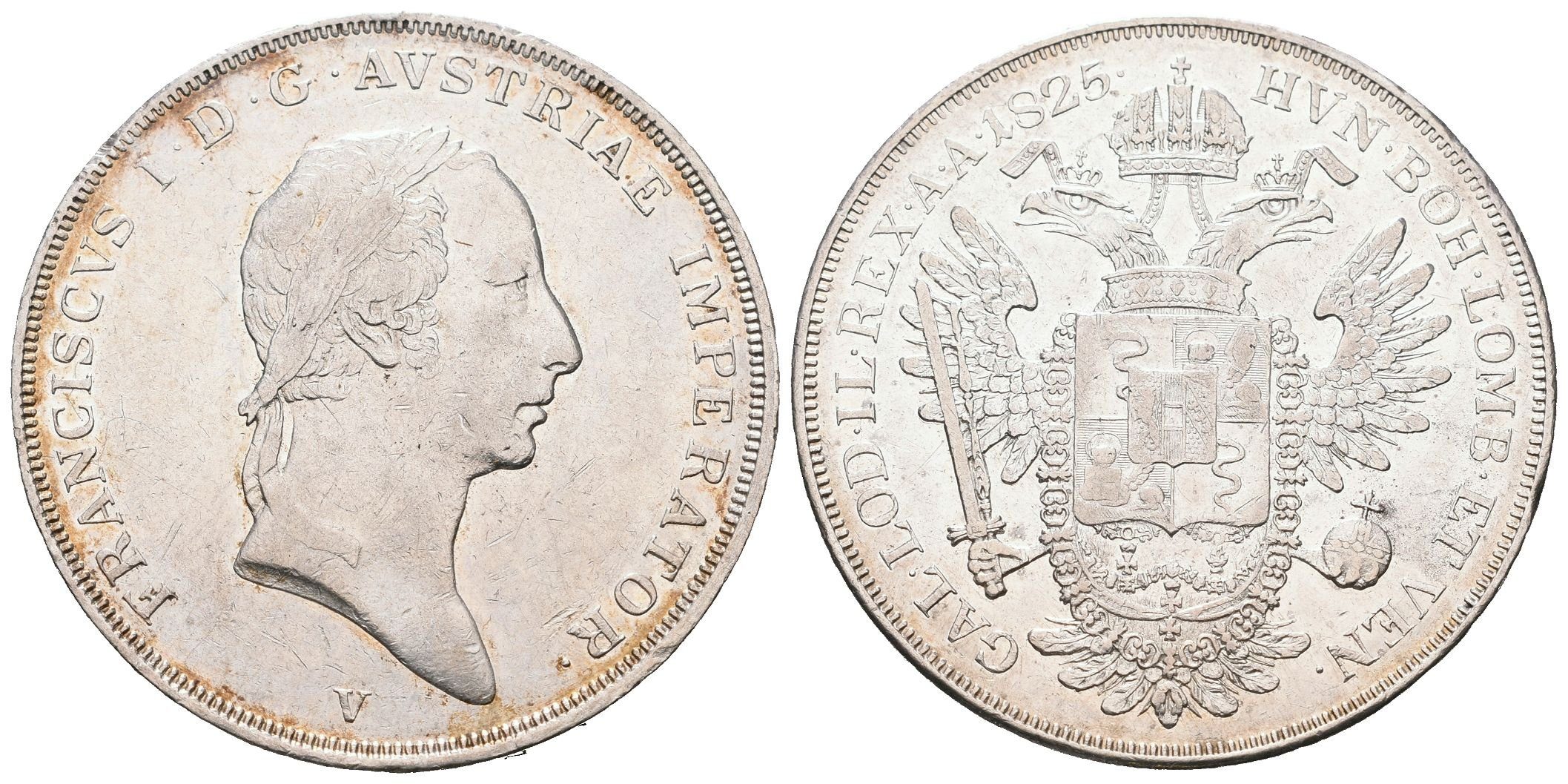 František II., Scudo 1825 V