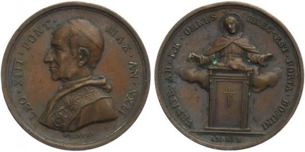 Vatikán - Leo XIII., 30 mm