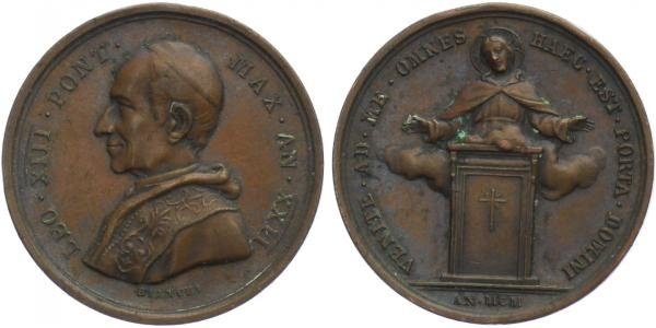 Vatikán - Leo XIII., 30 mm