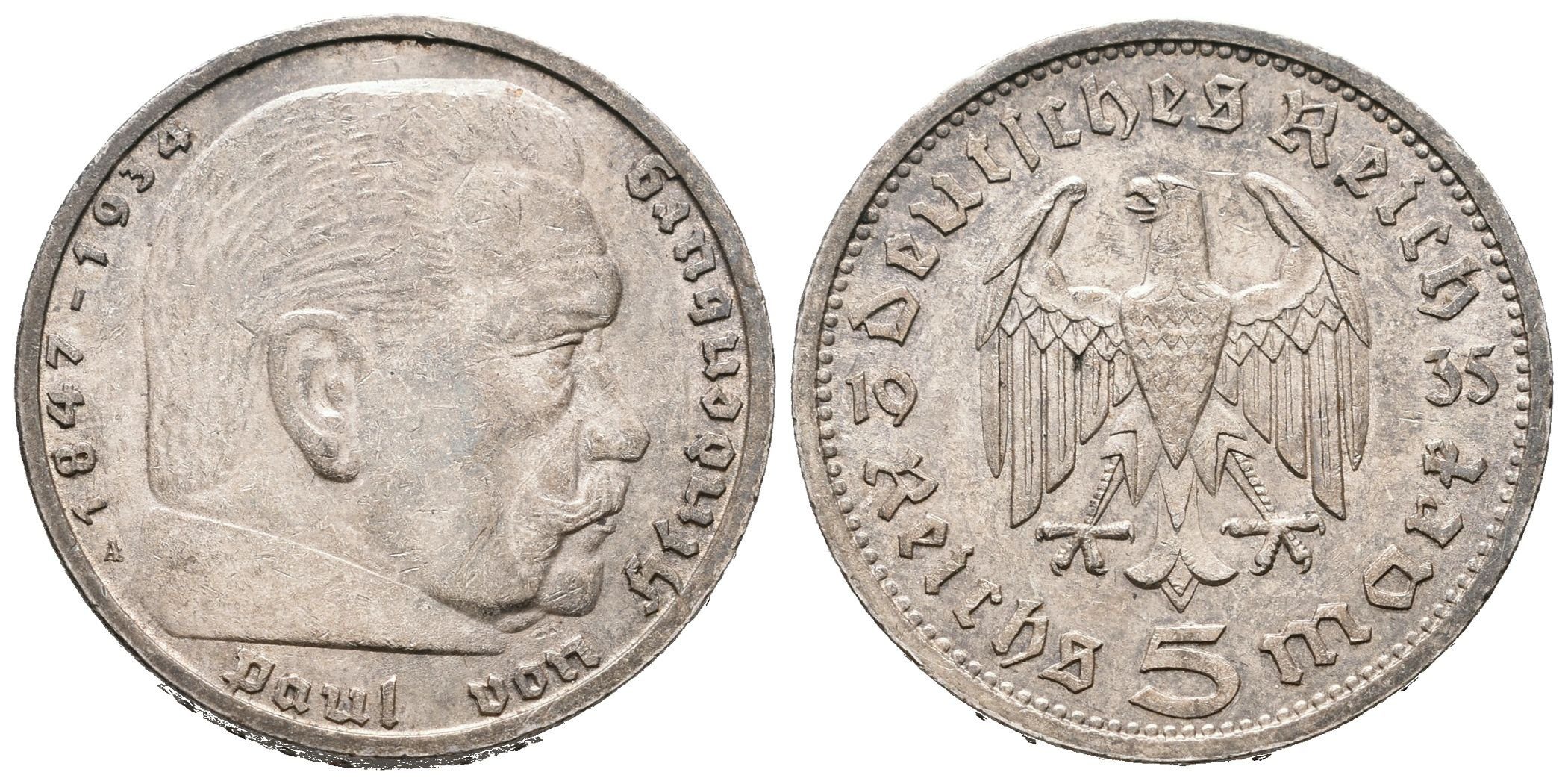 III. říše, 5 Marka 1935 A