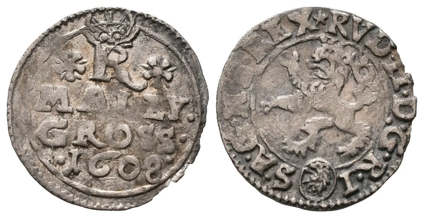 Malý groš 1608, Rudolf II.