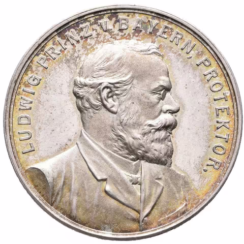 AR Medaile 1902 - XIX. Spolkové střelby v Neustadt/Haardt, Peltzer 1528,