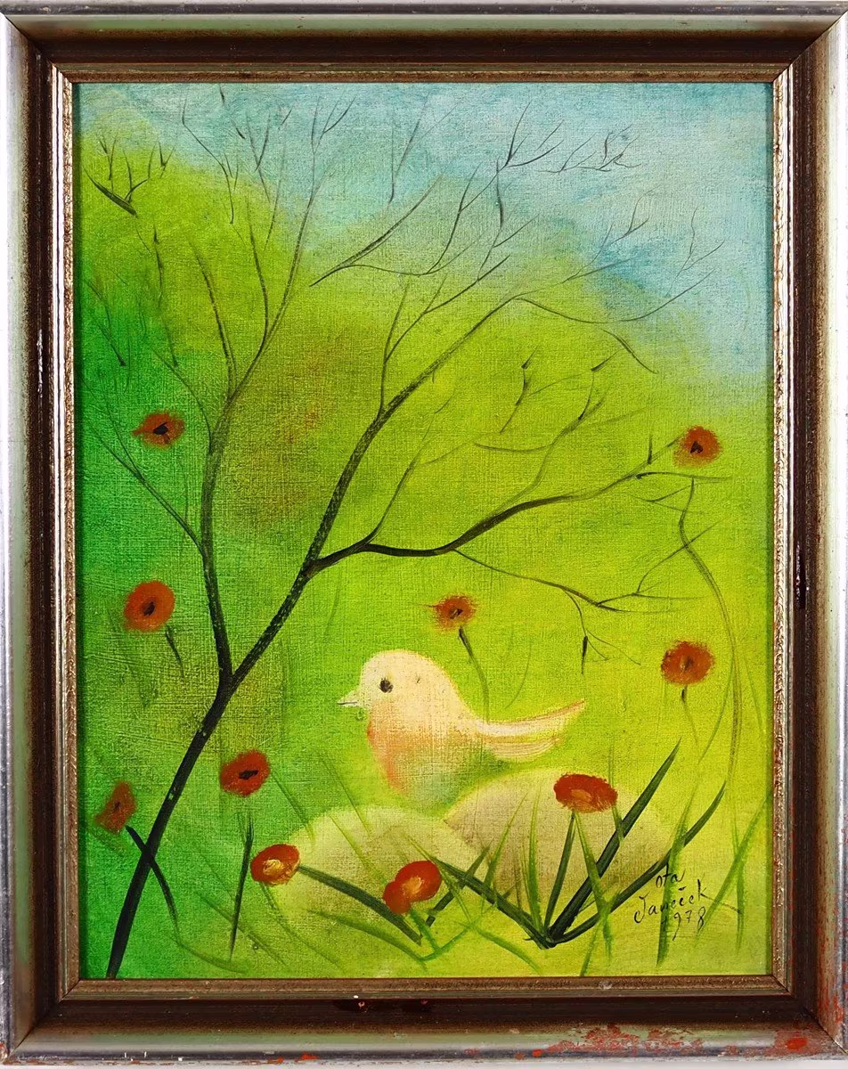 Ota Janeček: Ota Janeček (1919 - 1996) - Ptáček