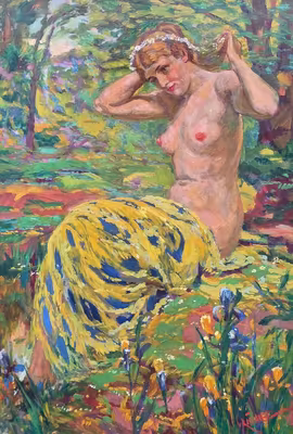 Vlastimil Košvanec: Vlastimil Košvanec (1887 - 1961) - Koupání