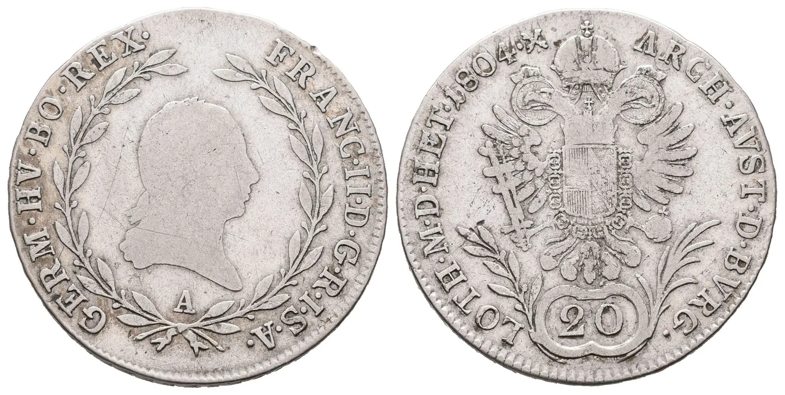 20 krejcar 1804 A - Vídeň