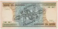 Brazílie, 1000 Cruzeiros (1985), P.201 - fotografie 2
