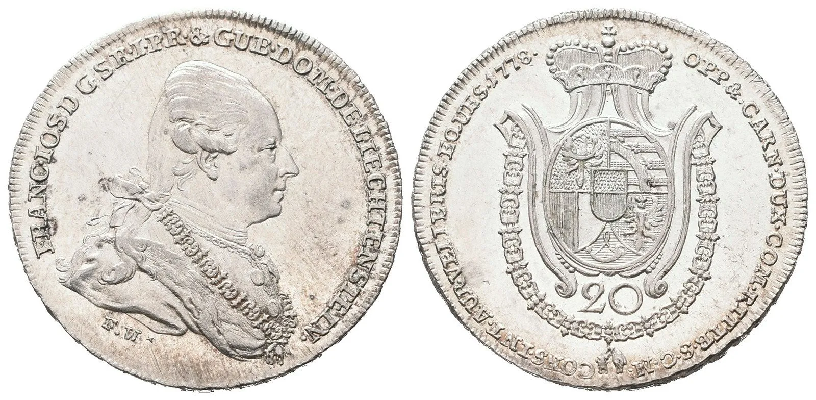 Liechtenstein, Franz Josef I., 1772 - 1781 — 1