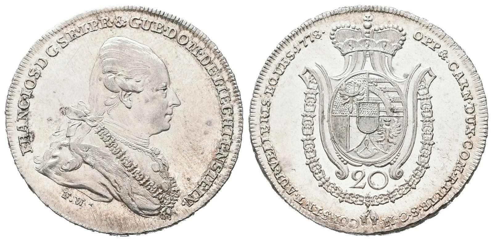 Liechtenstein, Franz Josef I., 1772 - 1781 — 1