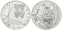 200 Kč 1997 - Klášter Emauzy