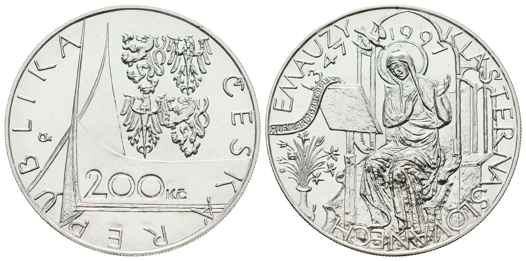200 Kč 1997 - Klášter Emauzy