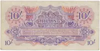 Velká Británie, 10 Shillings (1946), BAF - vojenské vydání, P.M14a - fotografie 2