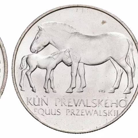 50 Kčs 1987 - Kůň Převalského