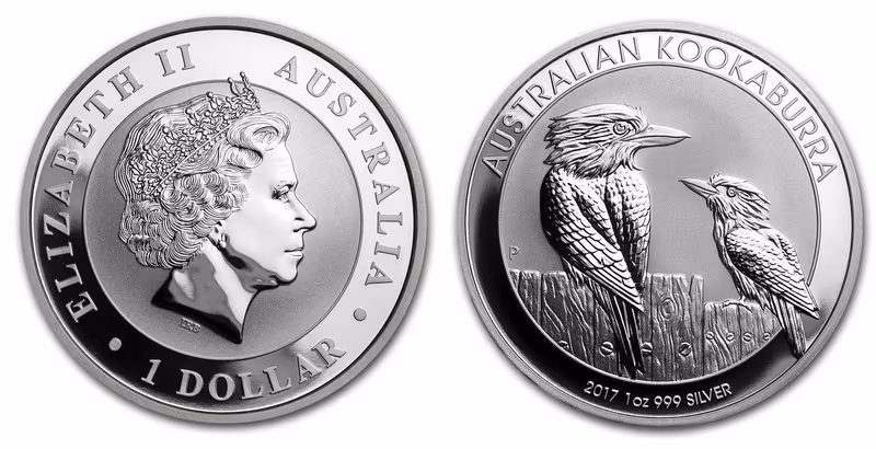 Austrálie, Dollar 2017 - Australian Kookaburra