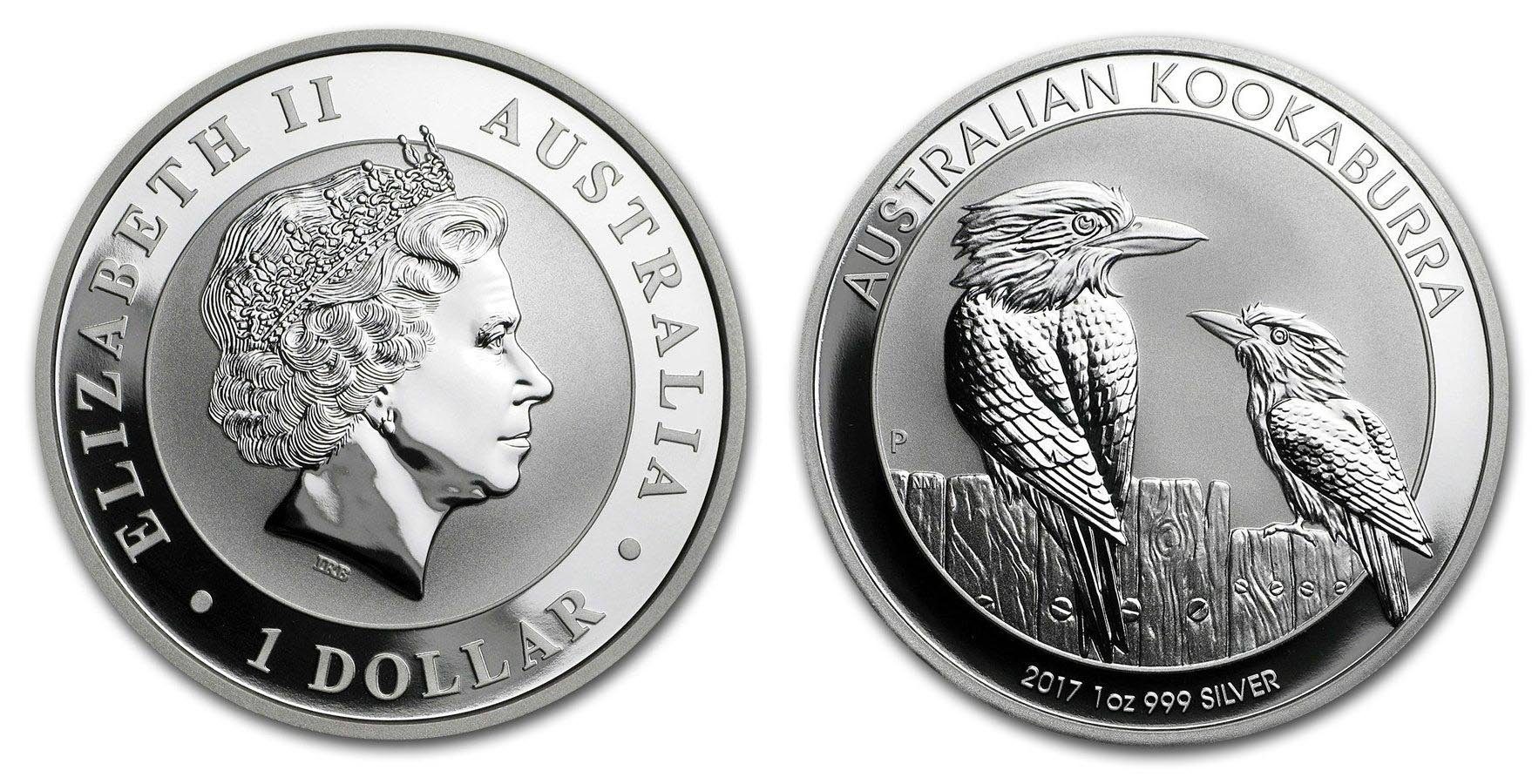 Austrálie, Dollar 2017 - Australian Kookaburra