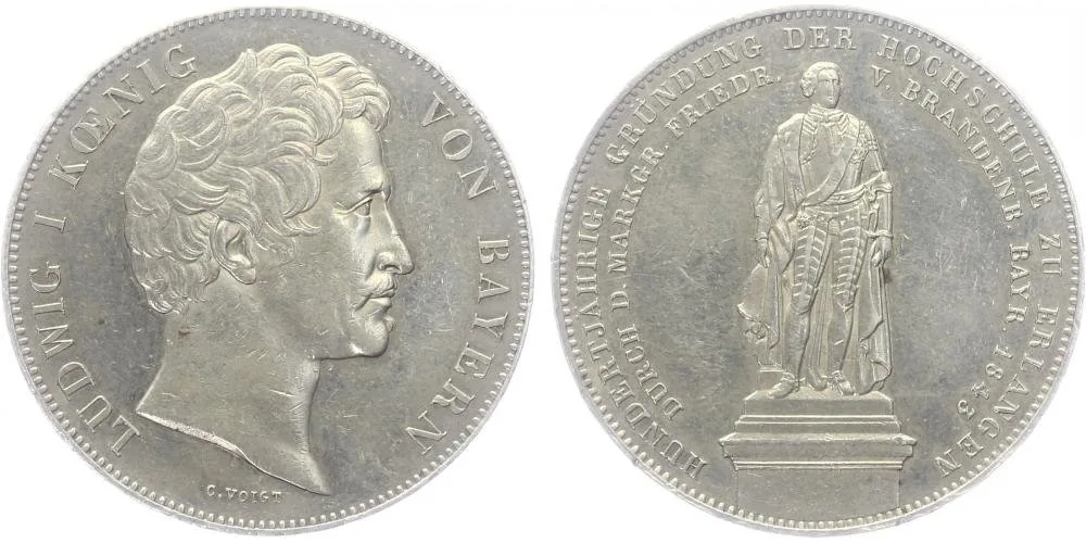 Bavorsko, Ludwig I., 1825 - 1848 — 1