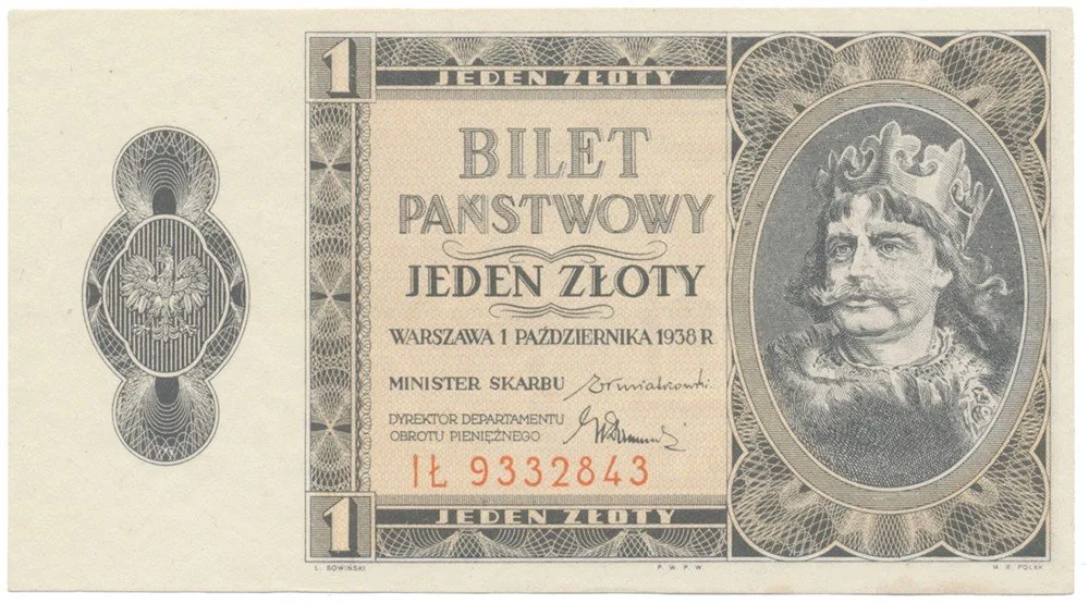 Polská platidla na československém území 1938-39 — 1