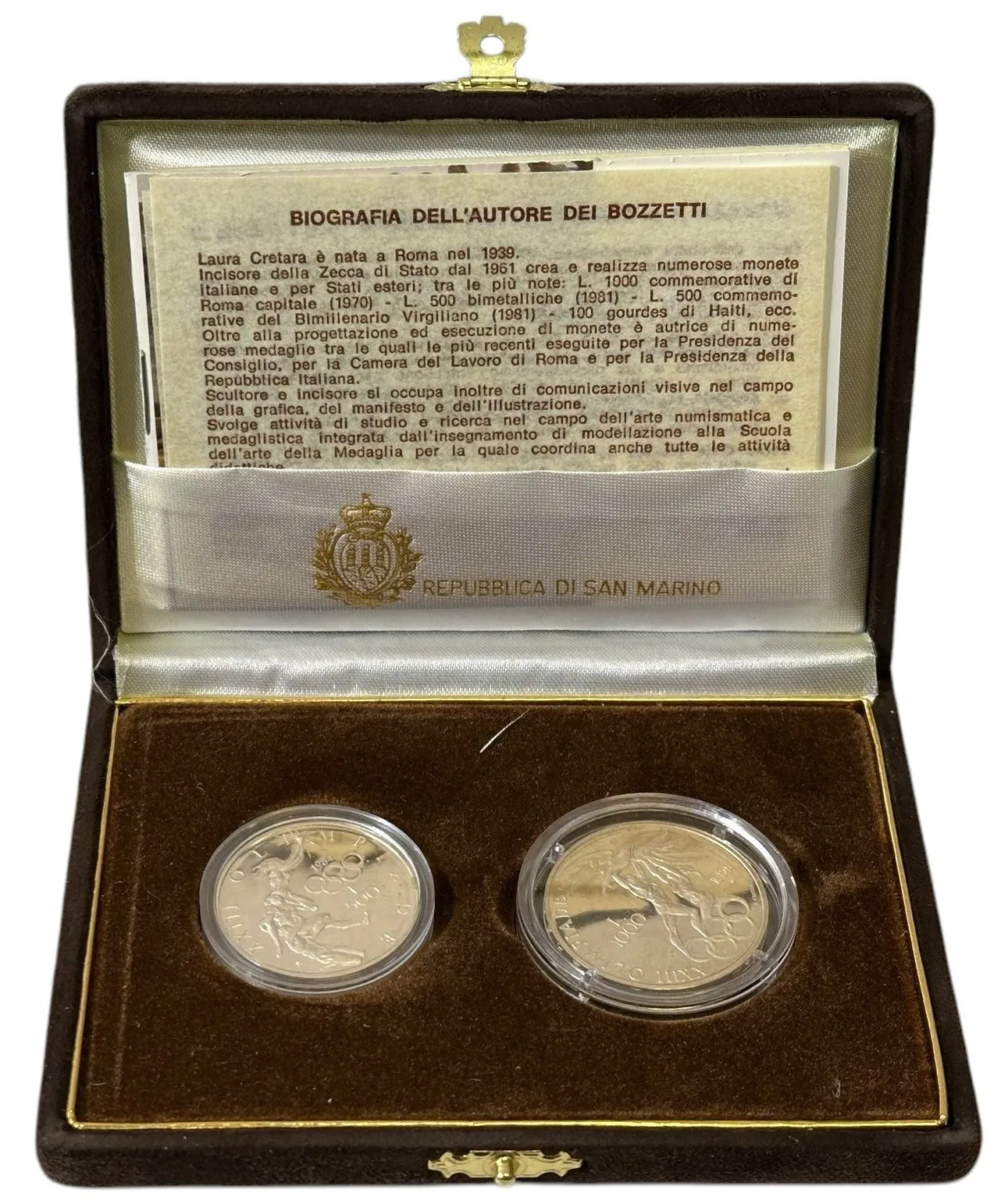 San Marino, Sada stříbrných pamětních mincí 1984