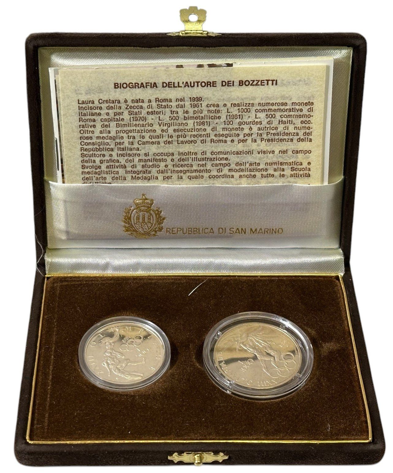 San Marino, Sada stříbrných pamětních mincí 1984